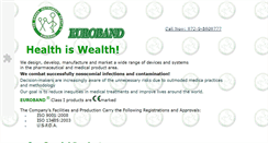 Desktop Screenshot of euroband.com